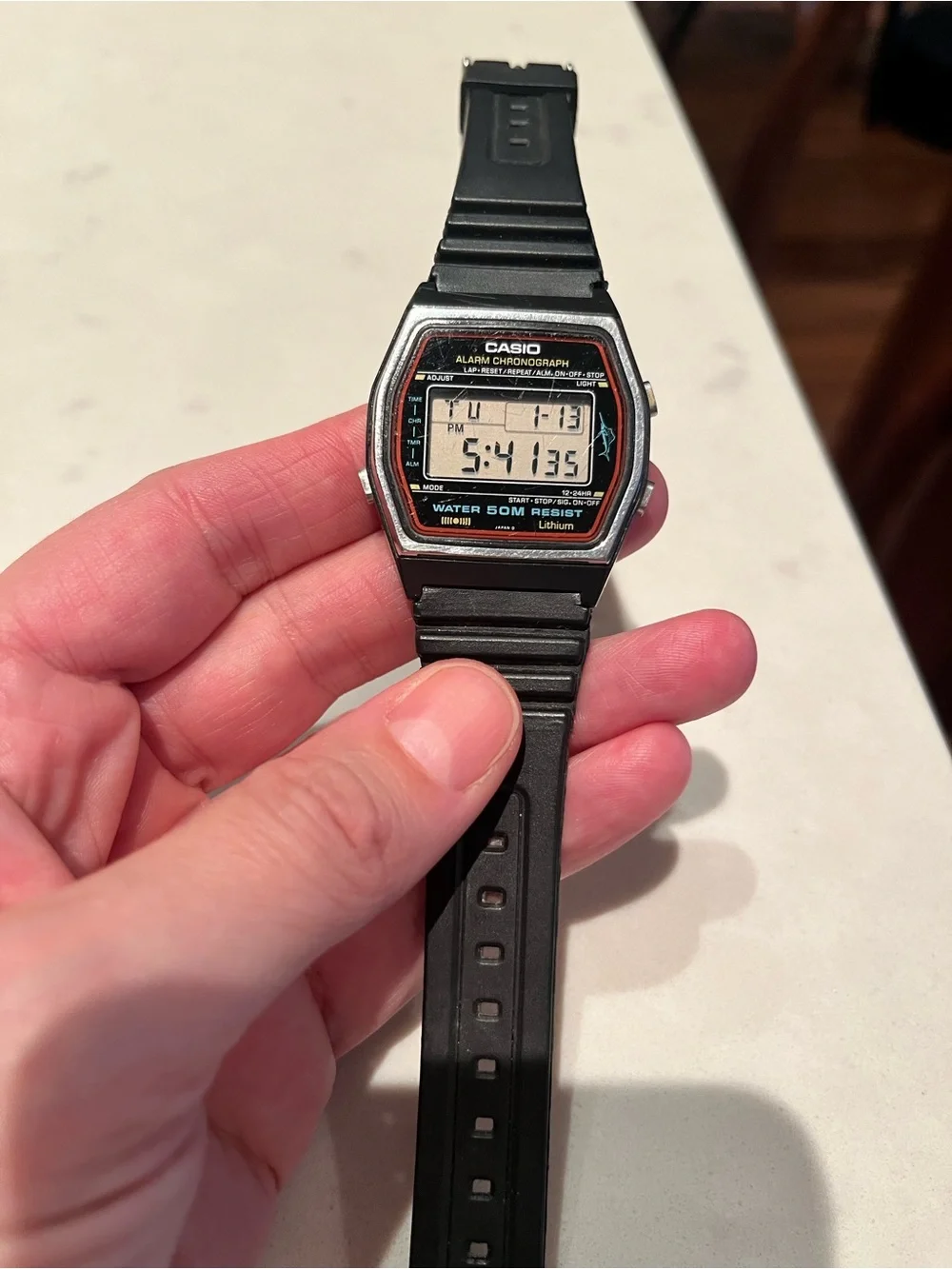 Vintage Pre-owned Rare Casio Marlin W-23 Module 248 WORKING, new battery